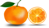 Slice Of An Orange Clip Art